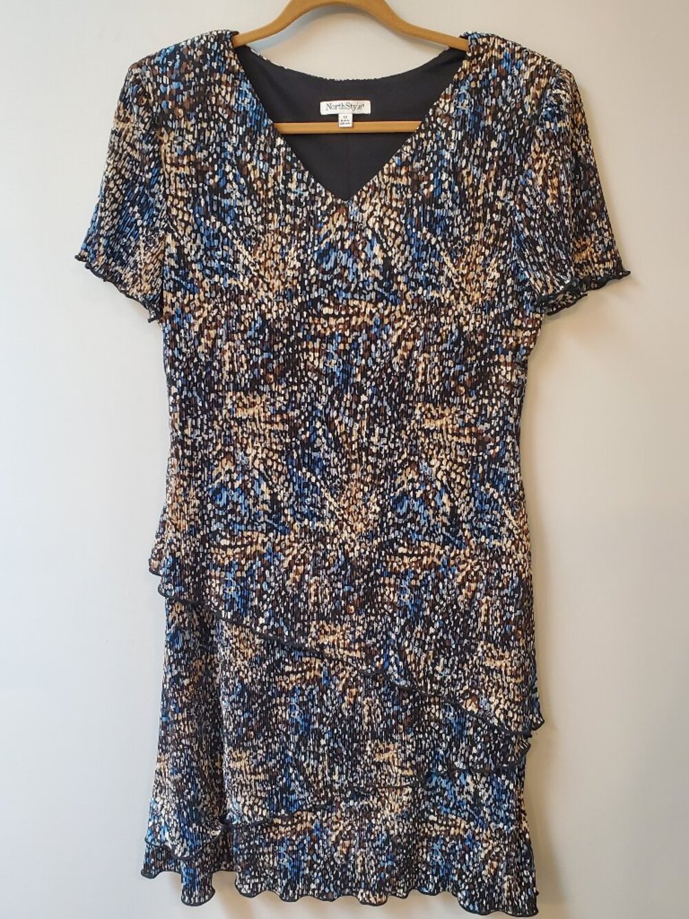 Asymmetric Tiered Skirt Dress by NorthStyle